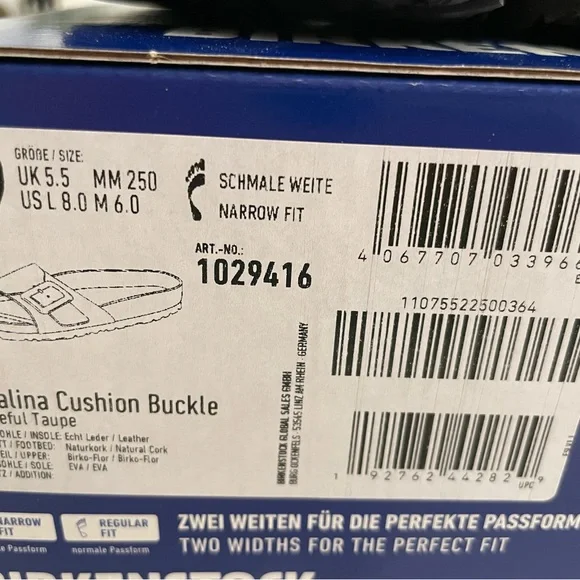 Birkenstock Bronze Sandals with Gold Buckle - Picture 6 of 6